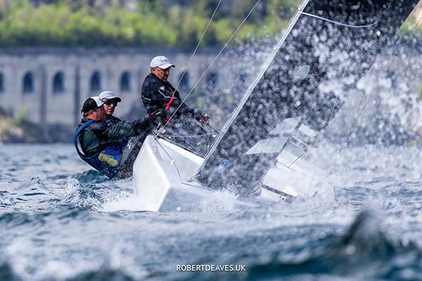 Mortons set the pace at the 5.5 Metre Alpen Cup at Riva